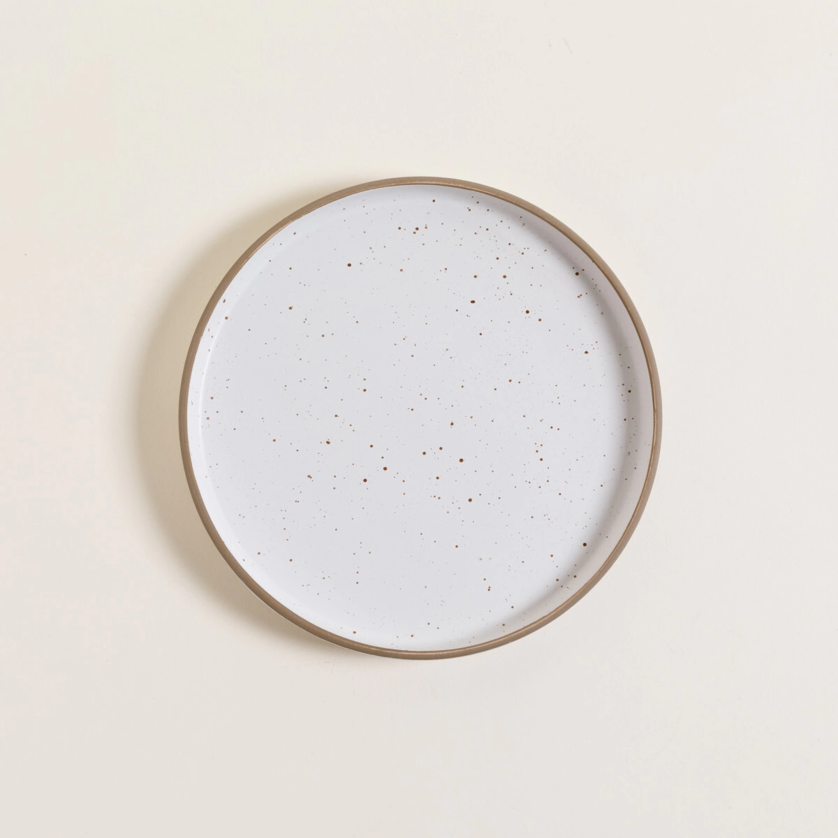 PLATO POSTRE 21 CM CARTAGO BLANCO GRANITE