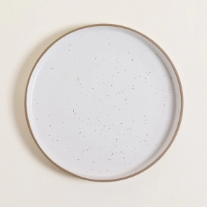 PLATO PLAYO 27 CM CARTAGO BLANCO GRANITE