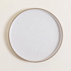 PLATO PLAYO 27 CM CARTAGO BLANCO GRANITE