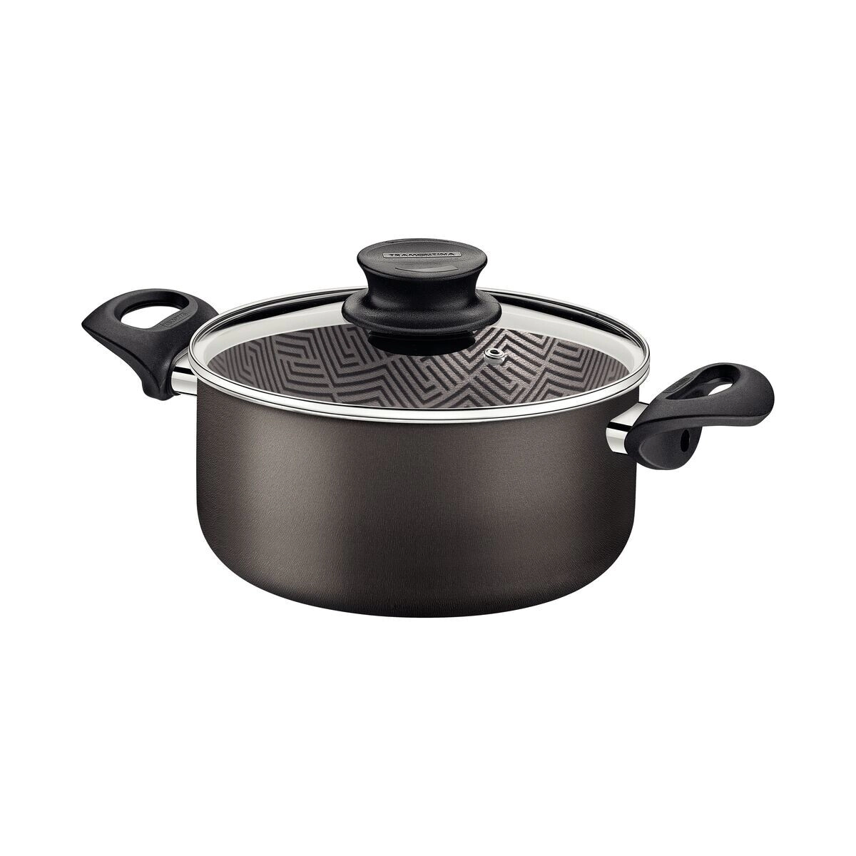 CACEROLA N� 22 CON TAPA Y ASAS PARIS TEXTURE TRAMONTINA