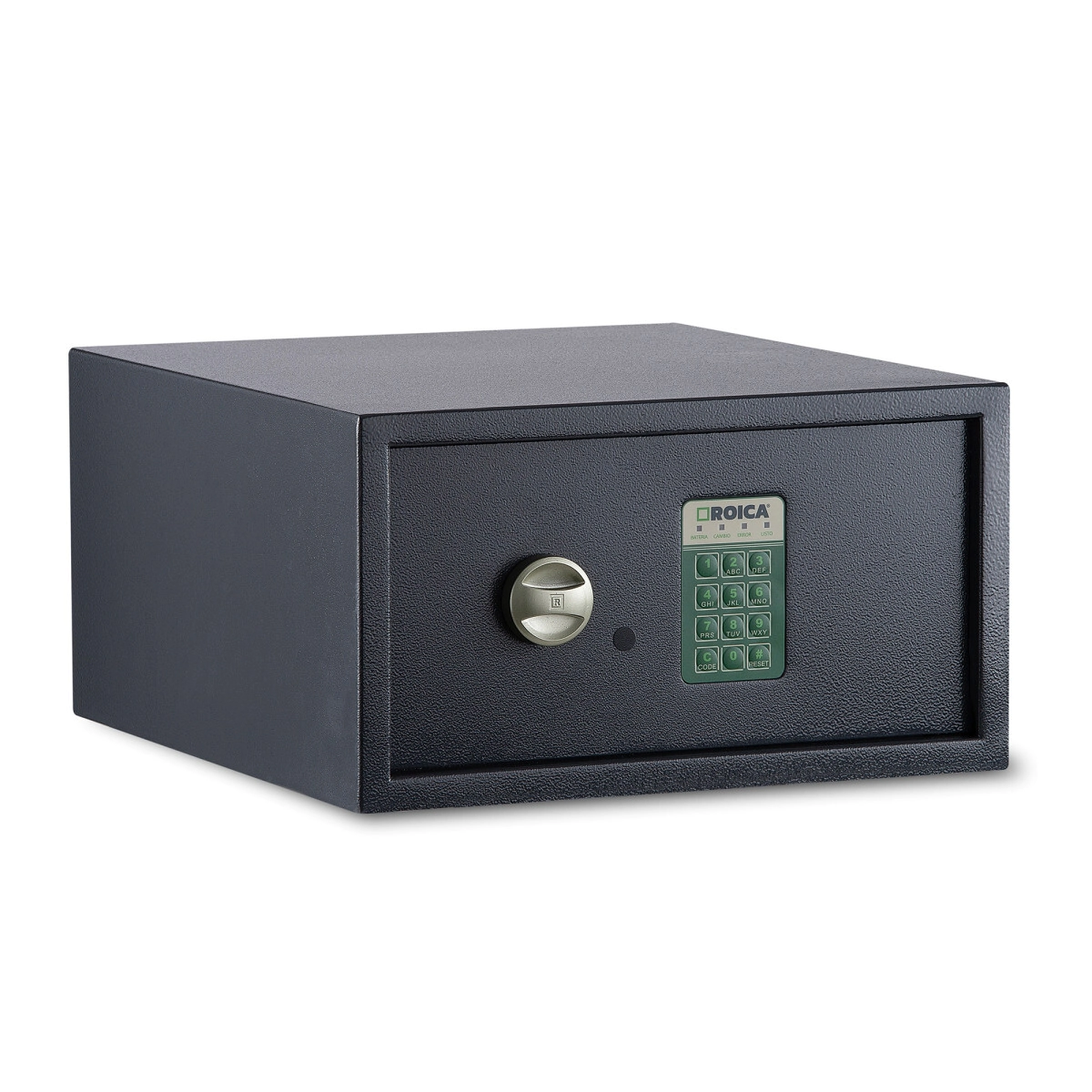 CAJA FUERTE LINEA HOTEL COMBINACION ELECTRONICA Y LLAVE 42 CM ROICA