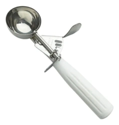 MOLDE BOCHA DE HELADO 40 GR BLANCO ACERO INOXIDABLE 304