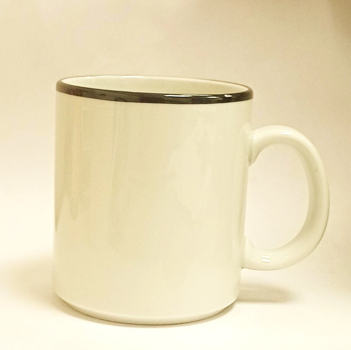JARRO MUG 344 CC AMERICANO TAVOLA FILETE VOLCADO NEGRO VERBANO