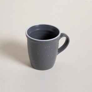 JARRO MUG 530 ML GRANITO GRIS CON BORDE BLANCO