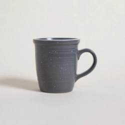 JARRO MUG 530 ML GRANITO GRIS CON BORDE BLANCO