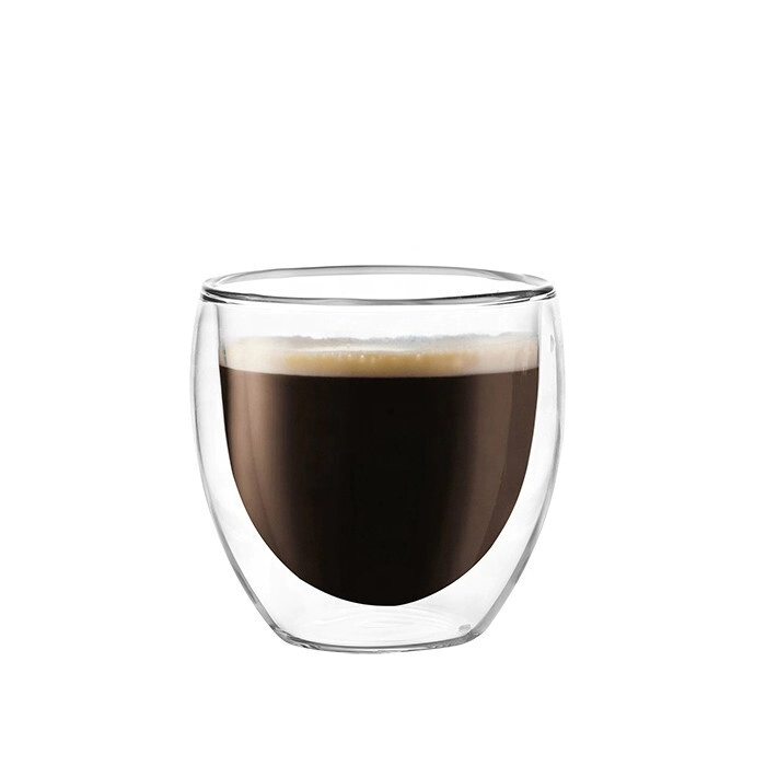 TAZA 100 CC ESPRESSO BARISTA DOBLE VIDRIO