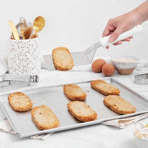 BANDEJA PLACA ACERO ALUMINIZADO 30 X 40 X 1,5 CM DO&Ntilde;A CLARA