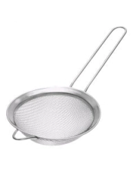 COLADOR 7 CM CON MALLA DE ACERO INOXIDABLE
