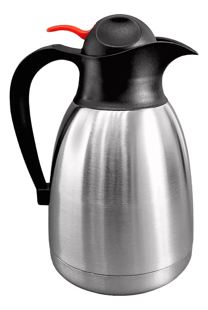 JARRA TERMICA 1,2 LTS ACERO INOXIDABLE CON BOTON VERTEDOR