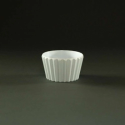 CAZUELA 10 X 6 CM RAYADA MELAMINA