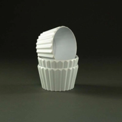 CAZUELA 10 X 6 CM RAYADA MELAMINA