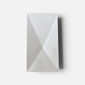 BANDEJA 32 X 17,5 CM RECTANGULAR CON BASE BLANCA MELAMINA