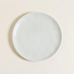 PLATO PLAYO 26,5 CM DINANT GREY BLANCO CERAMICA