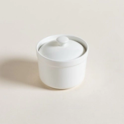 AZUCARERA 10 CM BLANCA PORCELANA