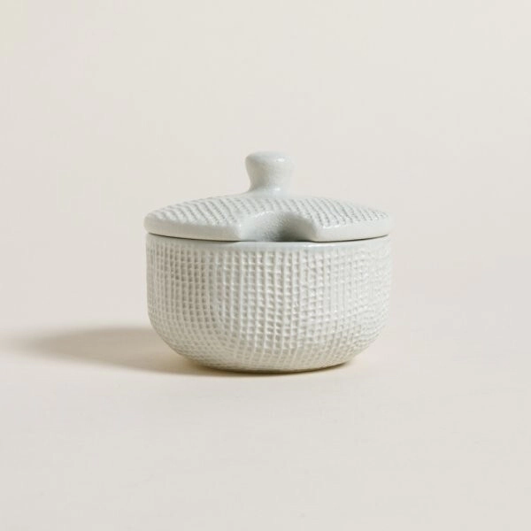 AZUCARERA 10,5 CM DINANT GRIS CERAMICA