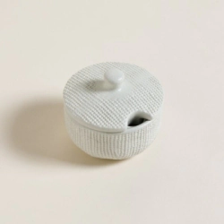 AZUCARERA 10,5 CM DINANT GRIS CERAMICA