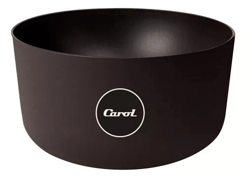 COMPOTERA 11 CM PLASTICO RECTA NEGRA FUSION CAROL