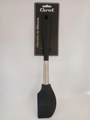 ESPATULA DE SILICONA 32 CM NEGRA CAROL