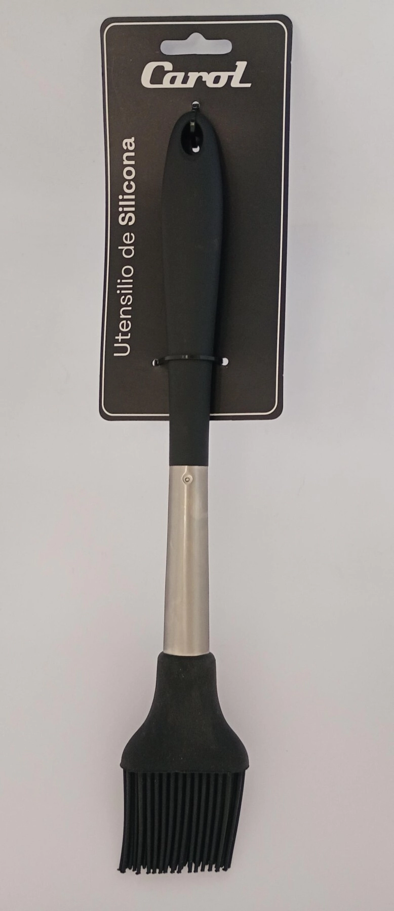 PINCEL DE SILICONA 30 CM NEGRO CAROL
