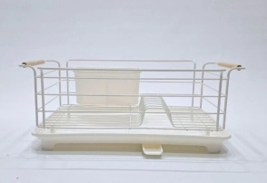 ESCURRIDOR DE PLATOS CON BANDEJA BLANCO