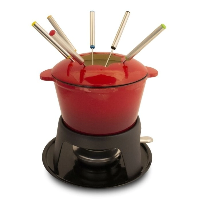 FONDUE DE HIERRO FUNDIDO ROJA SAKURA