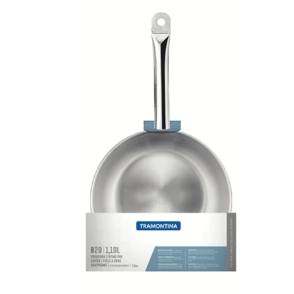 SARTEN Nº 20 PROFESIONAL ACERO INOXIDABLE TRIPLE FONDO TRAMONTINA