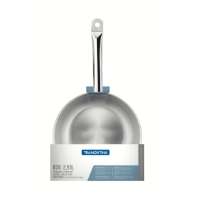 SARTEN Nº 30 PROFESIONAL ACERO INOXIDABLE TRIPLE FONDO TRAMONTINA