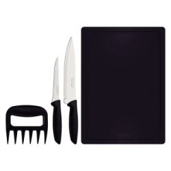 JUEGO PARA ASADO 4 PIEZAS PLENUS CHURRASCO TRAMONTINA