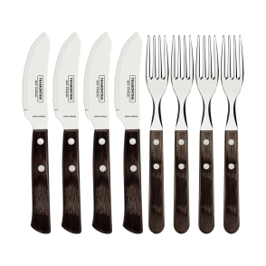 JUEGO DE CUBIERTOS PARA PIZZA 8 PIEZAS POLYWOOD TRAMONTINA