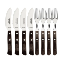 JUEGO DE CUBIERTOS PARA PIZZA 8 PIEZAS POLYWOOD TRAMONTINA