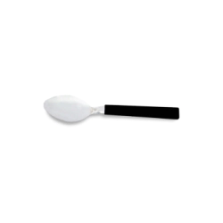 CUCHARITA DE TE MANGO PLASTICO NEGRO OPA MARTINAZZO