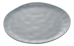 PLATO POSTRE 20 CM ORGANIC GRIS