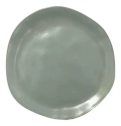 PLATO POSTRE 20 CM ORGANIC GRIS