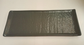 BANDEJA 24 X 10 CM ORGANIC GRIS
