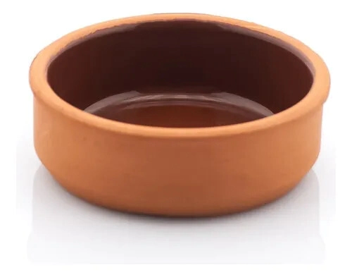 CAZUELA 12 X 4 CM DE BARRO ESMALTADAS POR DENTRO VIAPOT