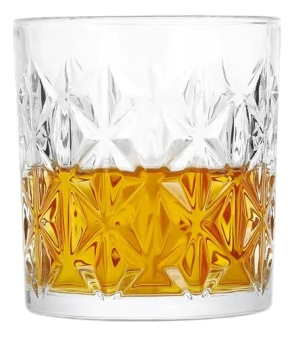 VASO DE WHISKY LABRADO 340 ML ROMBO