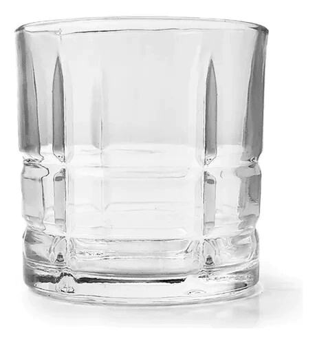 VASO DE WHISKY LABRADO 340 ML A CUADROS