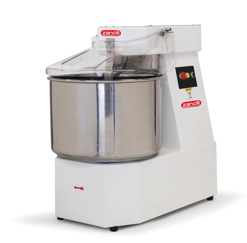 AMASADORA DE ESPIRAL 25 KG 2 VELOCIDADES CON CABEZAL COLCABLE Y RECIPIENTE EXTRAIBLE GALASSIA PIZZA