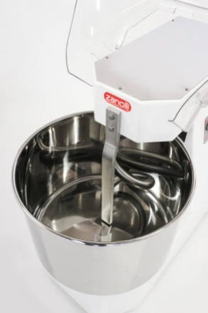 AMASADORA DE ESPIRAL 25 KG 2 VELOCIDADES CON CABEZAL COLCABLE Y RECIPIENTE EXTRAIBLE GALASSIA PIZZA