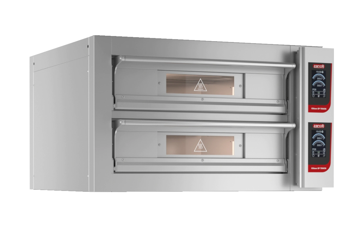 HORNO CITIZEN BICAMARA EP 4+4 MC TOUCH PIZZAS DIAM 33 CM ELECTRICO ZANOLLI