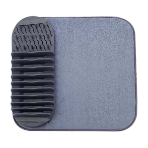 PA&Ntilde;O SECAPLATOS MICROFIBRA GRIS CON ESCURRIDOR