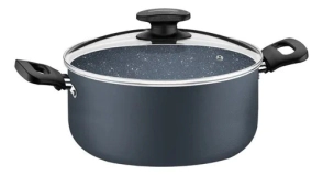 BATERIA DE COCINA LINZ 4 PIEZAS NEGRA TRAMONTINA