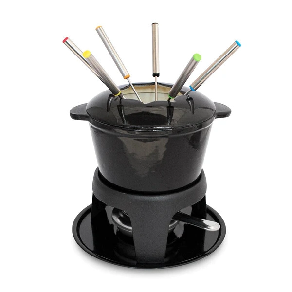 FONDUE DE HIERRO FUNDIDO NEGRO SAKURA