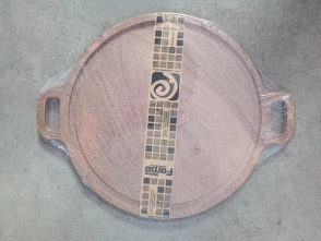 PIZZERA DE 35 CM DIAM CON RANURA Y ASAS