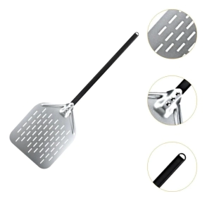 PALA PIZZERA 96,5 CM CUERPO DE ACERO INOXIDABLE SILCOOK