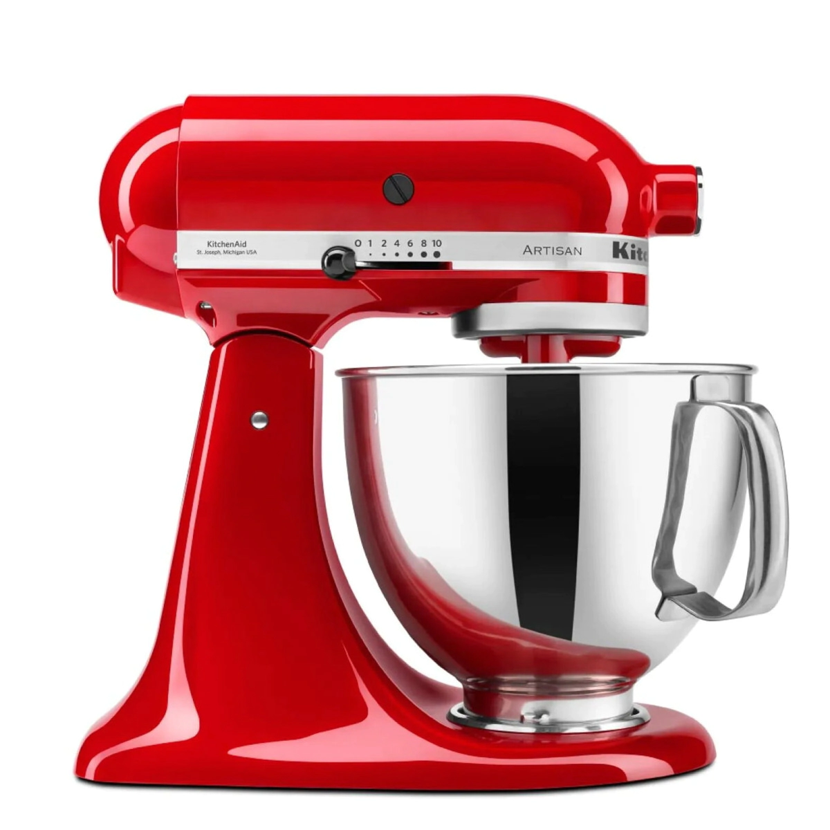 BATIDORA PLANETARIA 4,8 LTS ROJA EMPIRE RED ARTISAN KITCHENAID