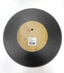 BANDEJA 39,8 CM BAMBU GIRATORIA NEGRA CAROL