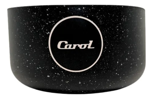 COMPOTERA 11 CM PLASTICO GRANITO NEGRO CAROL