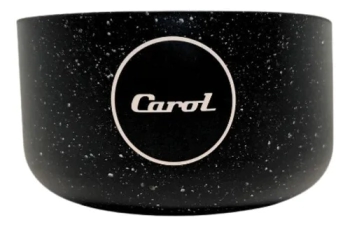 COMPOTERA 11 CM PLASTICO GRANITO NEGRO CAROL