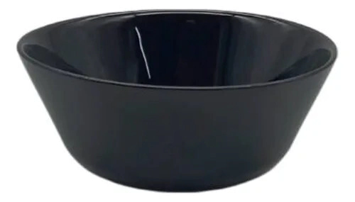 COMPOTERA 11,5 CM REDONDA VIDRIO TEMPLADO NEGRO CAROL